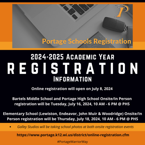 2024 2025 School Registration Graphic