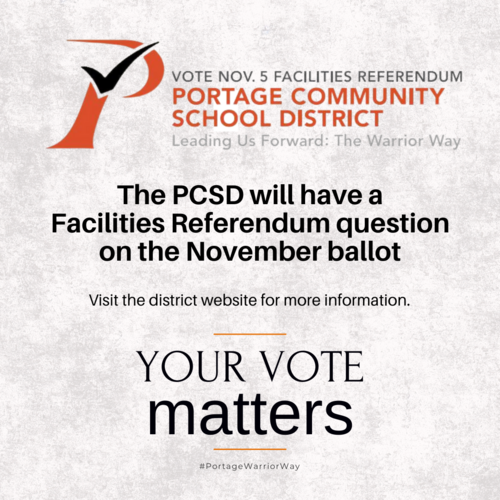 Your Vote Matters 2024 Facilities Referendum Graphic